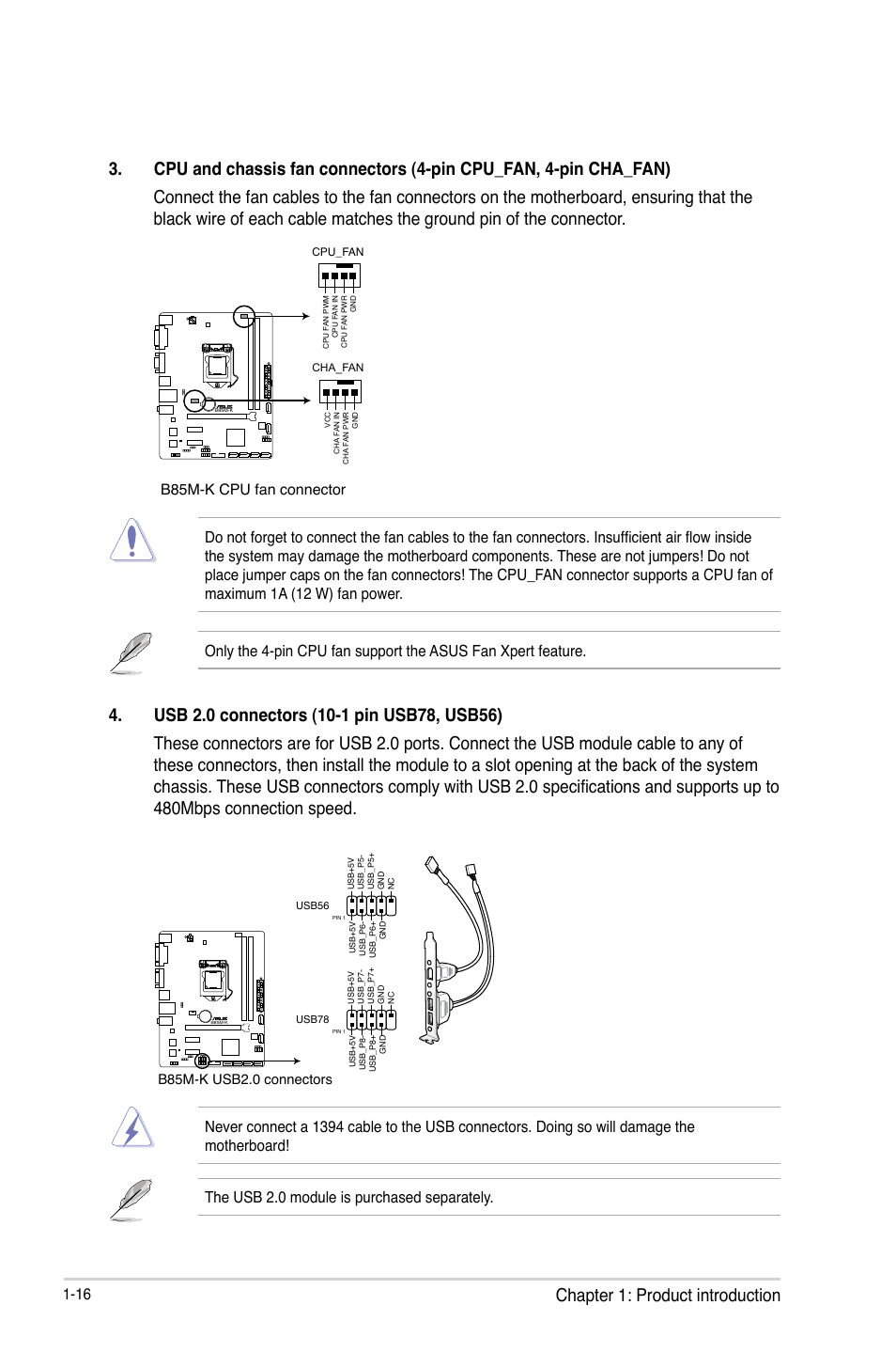 Asus B85M-K User Manual | Page 24 / 48