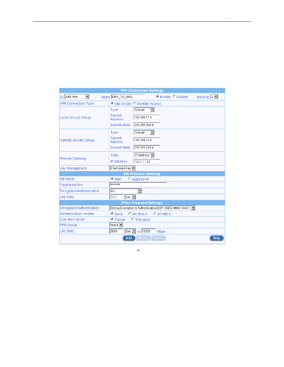 2 configure vpn rules on isr1 | Asus SL1000 User Manual | Page 118 / 167