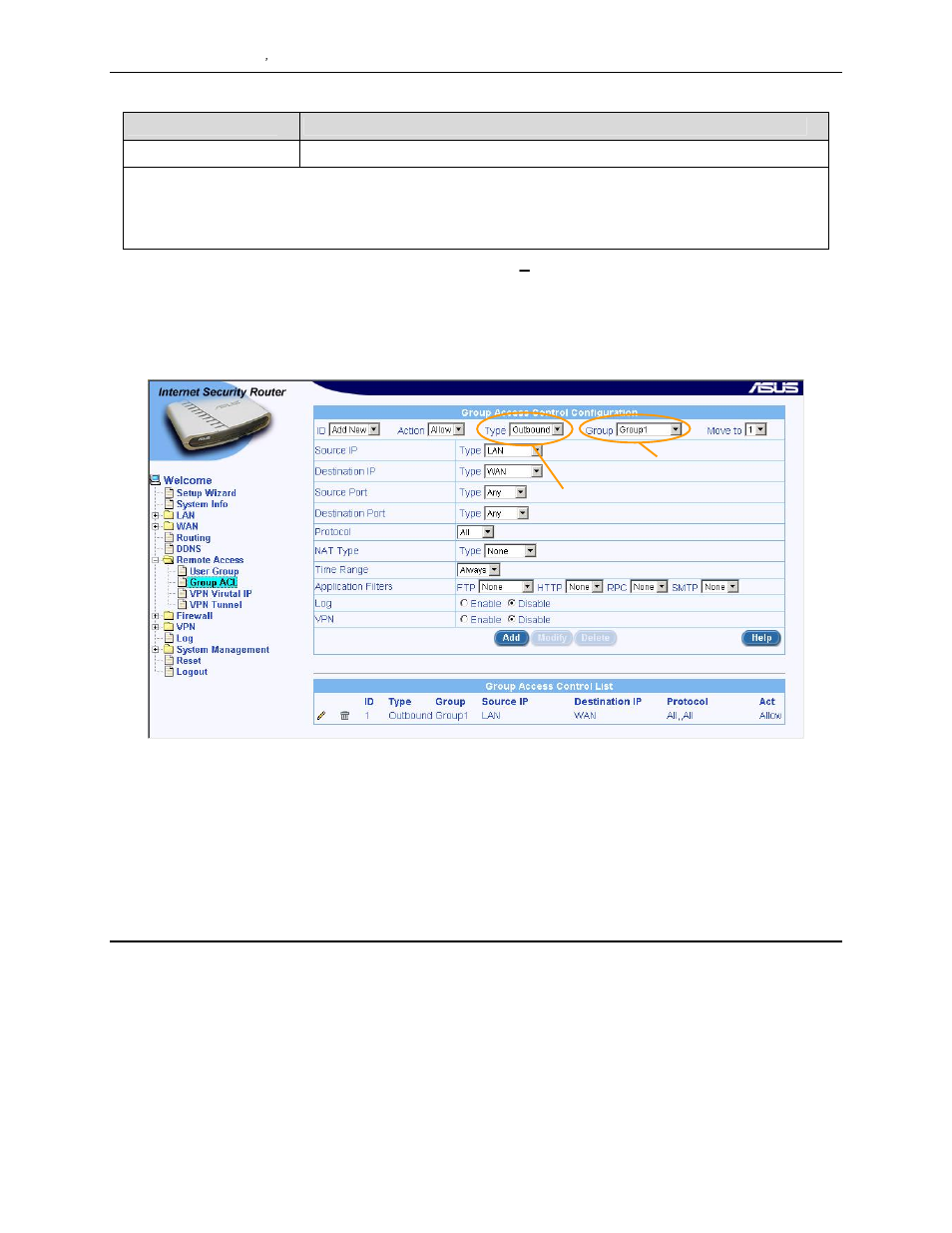 3 add/modify/delete group acl rules, 4 remote user login process | Asus SL1000 User Manual | Page 129 / 167