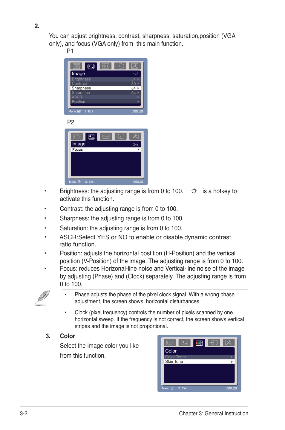 Asus VW224U User Manual | Page 16 / 21