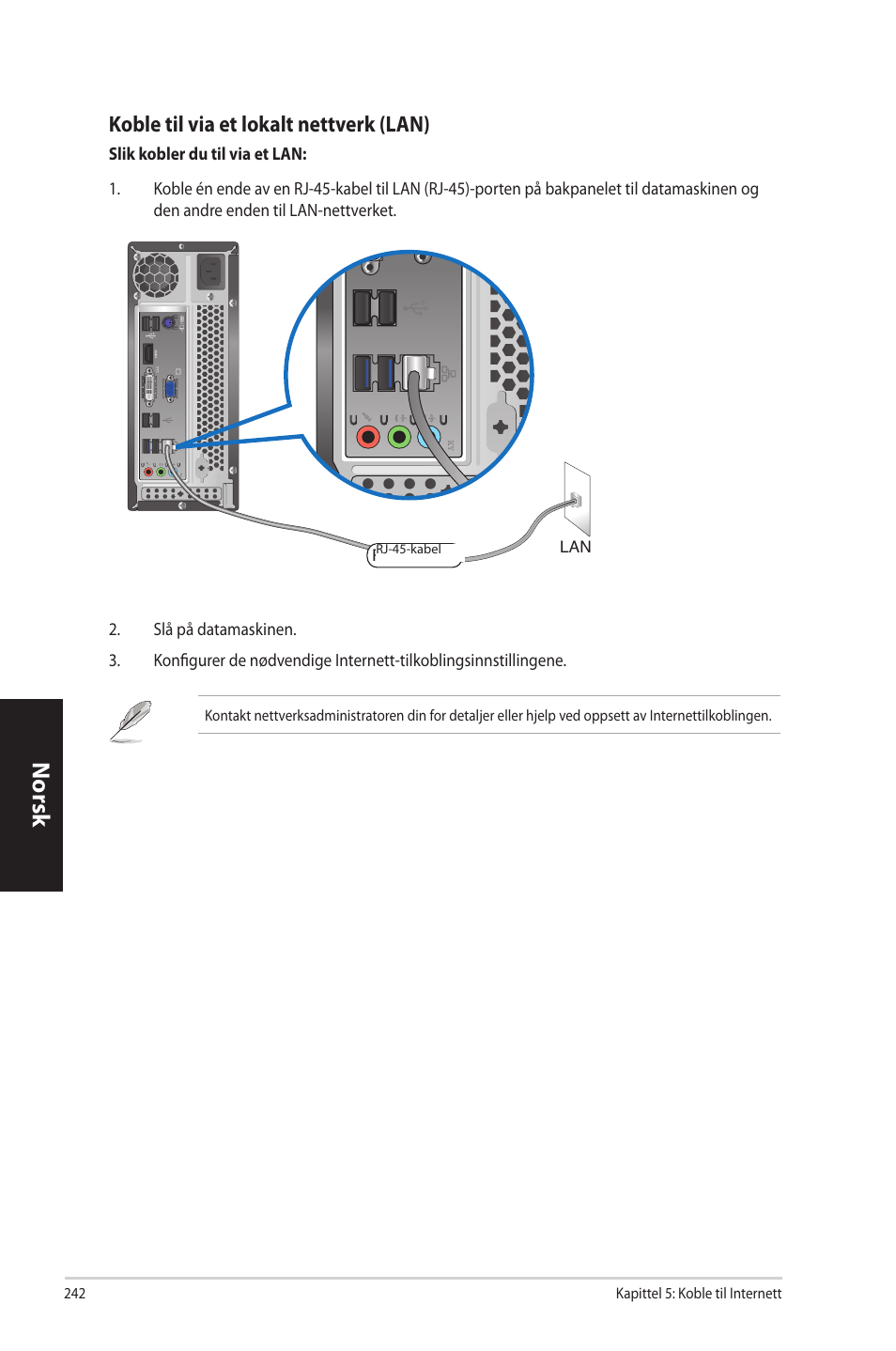 Norsk n orsk n orsk n orsk | Asus CP3130 User Manual | Page 244 / 342