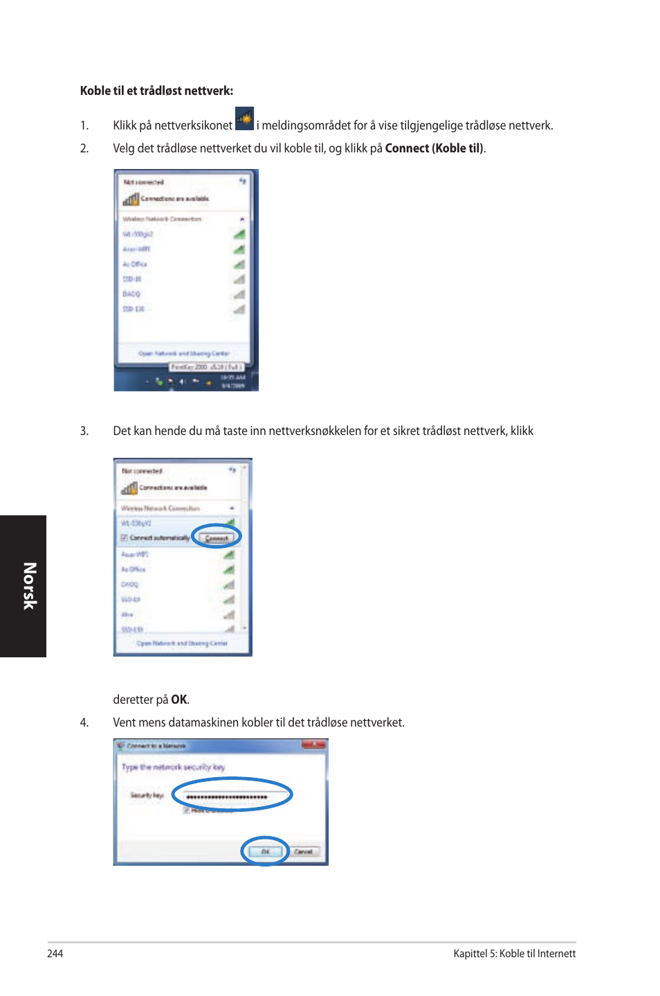 Norsk n orsk n orsk n orsk | Asus CP3130 User Manual | Page 246 / 342