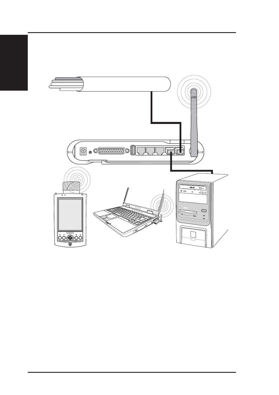 Chapter 1 - introduction, Agent to another network | Asus WL-500g Deluxe User Manual | Page 16 / 107