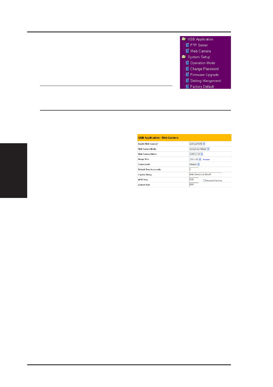 Usb application (cont.) | Asus WL-500g Deluxe User Manual | Page 64 / 107