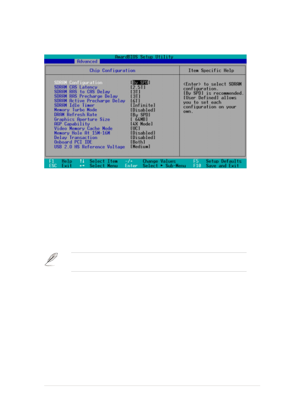 1 chip configuration | Asus P4PE User Manual | Page 85 / 142