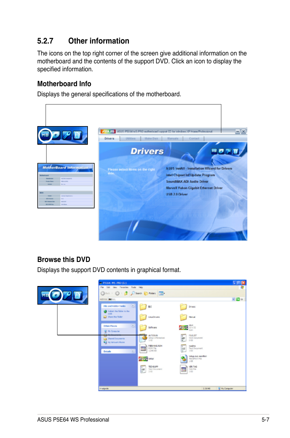 7 other information | Asus P5E64 WS Professional User Manual | Page 119 / 178