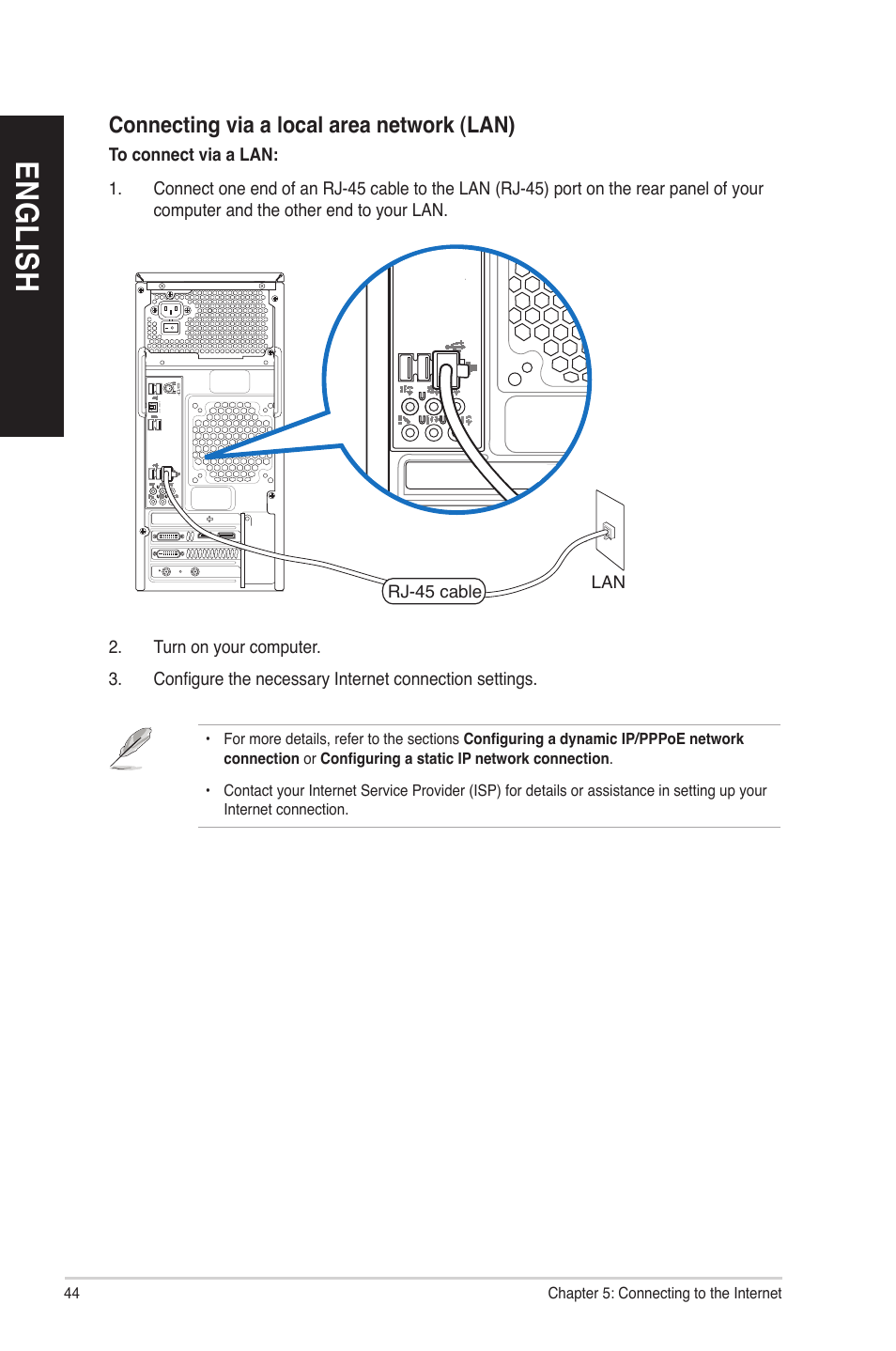 En gl is h en gl is h en gl is h en gl is h | Asus CM1855 User Manual | Page 44 / 70