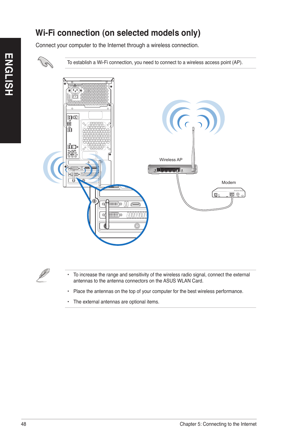 En gl is h en gl is h en gl is h en gl is h | Asus CM1855 User Manual | Page 48 / 70