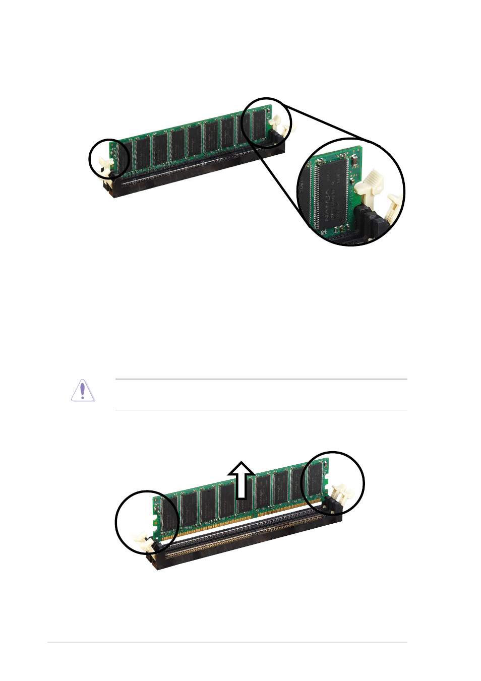 4 removing a dimm | Asus P4B266-E User Manual | Page 36 / 142