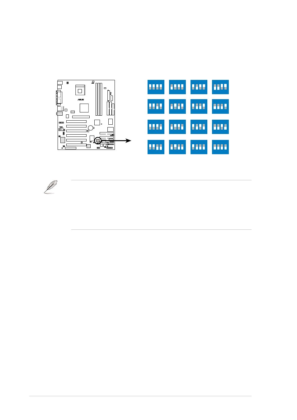 P4b266-e cpu frequency multiple selection dswmul | Asus P4B266-E User Manual | Page 42 / 142