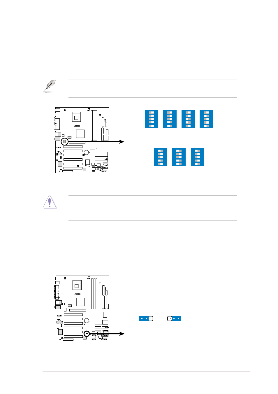 Dswf p4b266-e cpu external frequency selection, P4b266-e raid ide setting raid_sw | Asus P4B266-E User Manual | Page 43 / 142