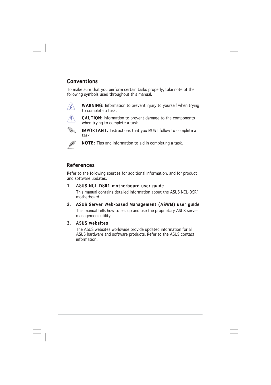 Asus RS160-E2 User Manual | Page 10 / 132