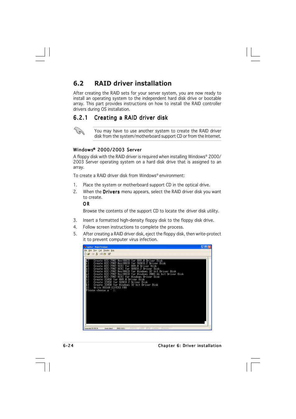 2 raid driver installation | Asus RS160-E2 User Manual | Page 122 / 132