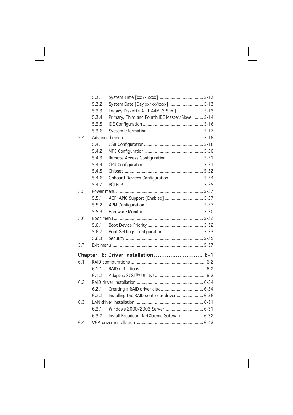 Asus RS160-E2 User Manual | Page 5 / 132