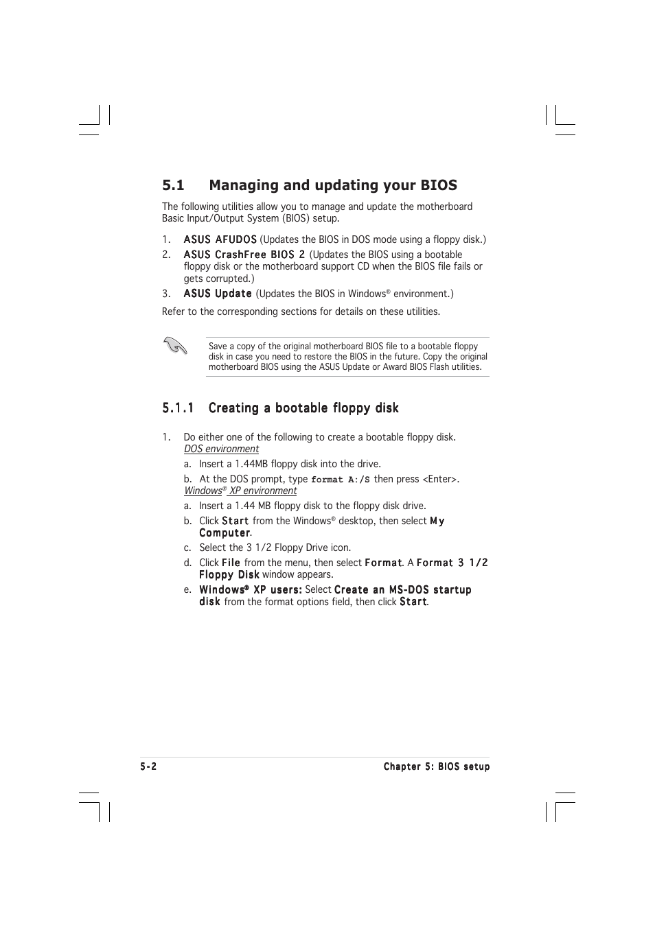 1 managing and updating your bios | Asus RS160-E2 User Manual | Page 62 / 132