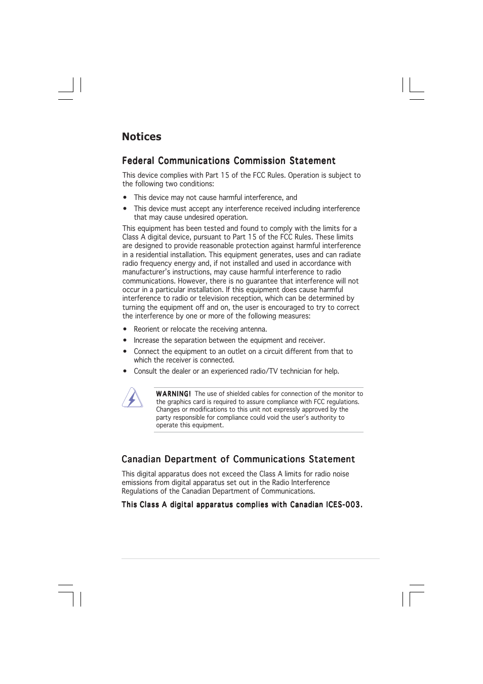 Notices | Asus RS160-E2 User Manual | Page 7 / 132