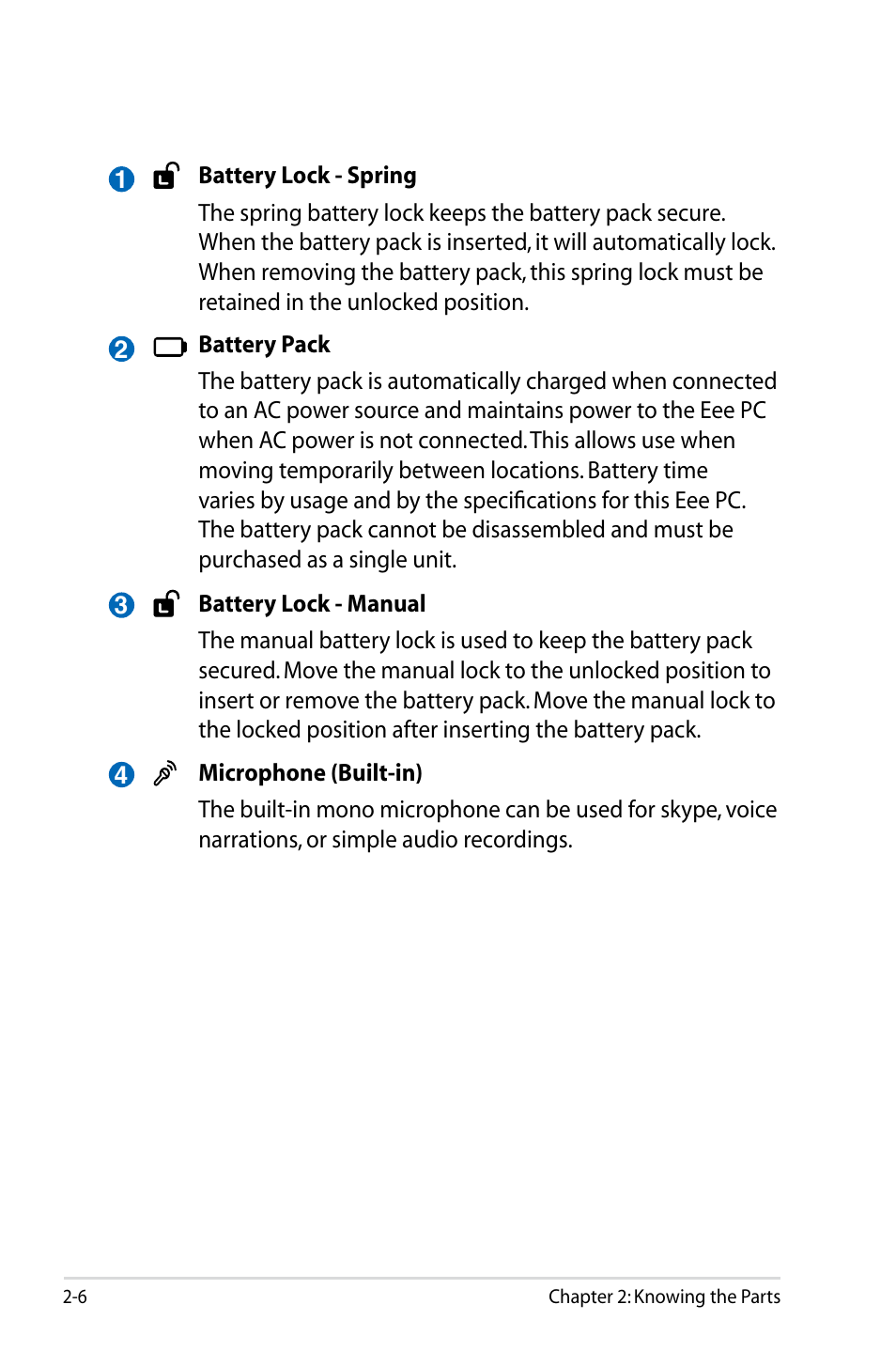 Asus Eee PC 701SDX/Linux User Manual | Page 18 / 78