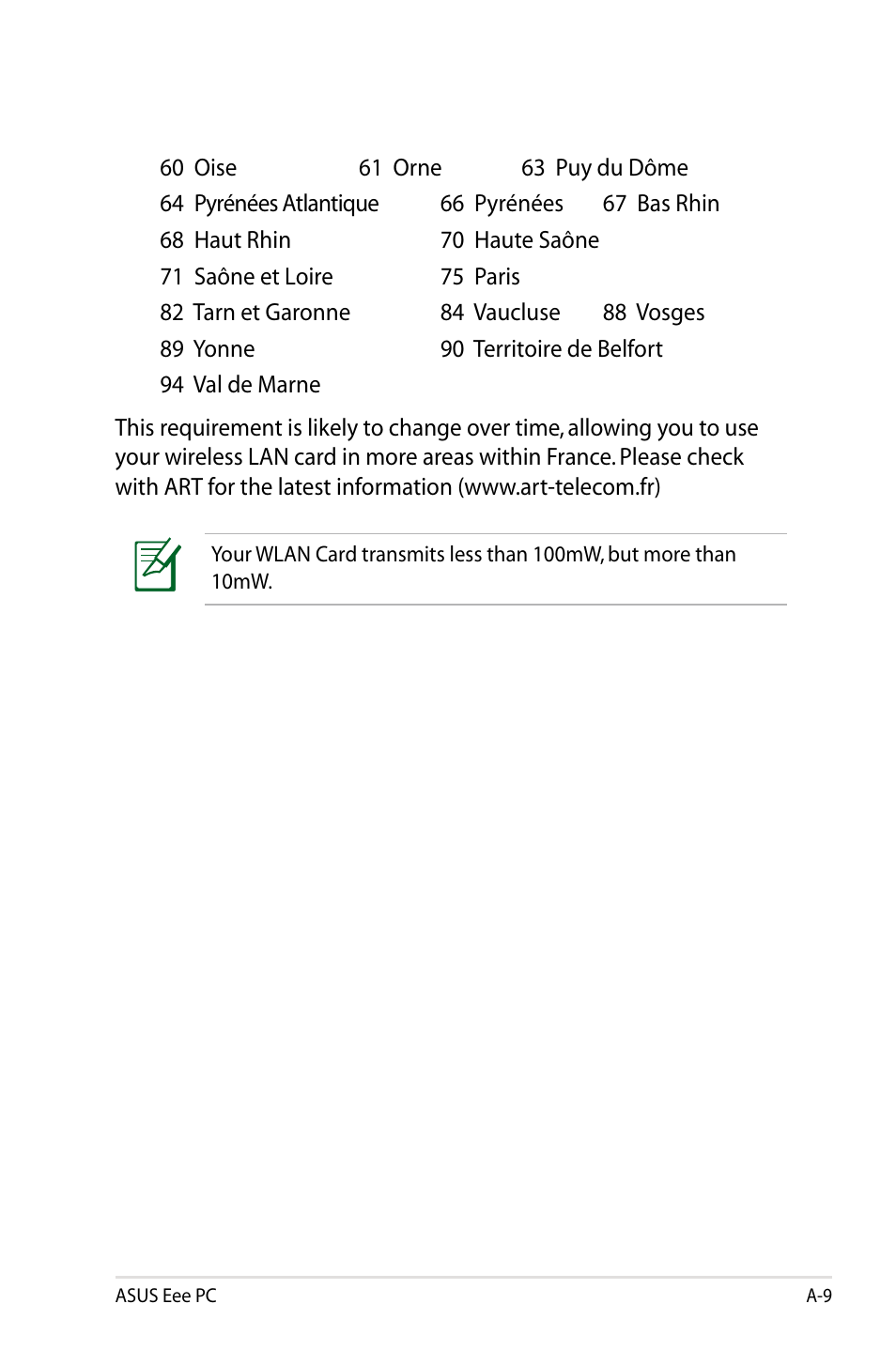 Asus Eee PC 701SDX/Linux User Manual | Page 63 / 78