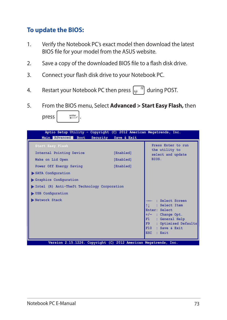 Asus UX32LN User Manual | Page 73 / 102