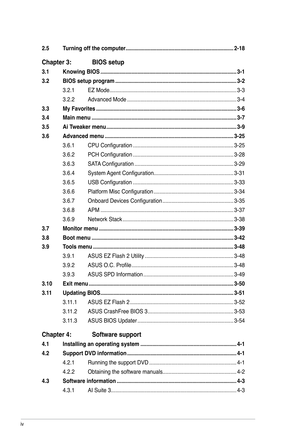 Asus Z87I-DELUXE User Manual | Page 4 / 146