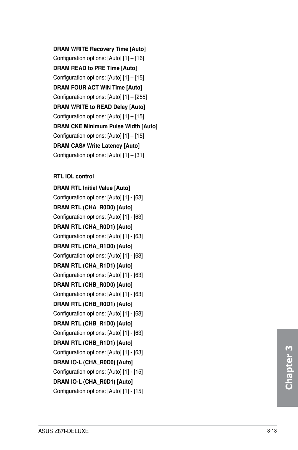 Chapter 3 | Asus Z87I-DELUXE User Manual | Page 75 / 146