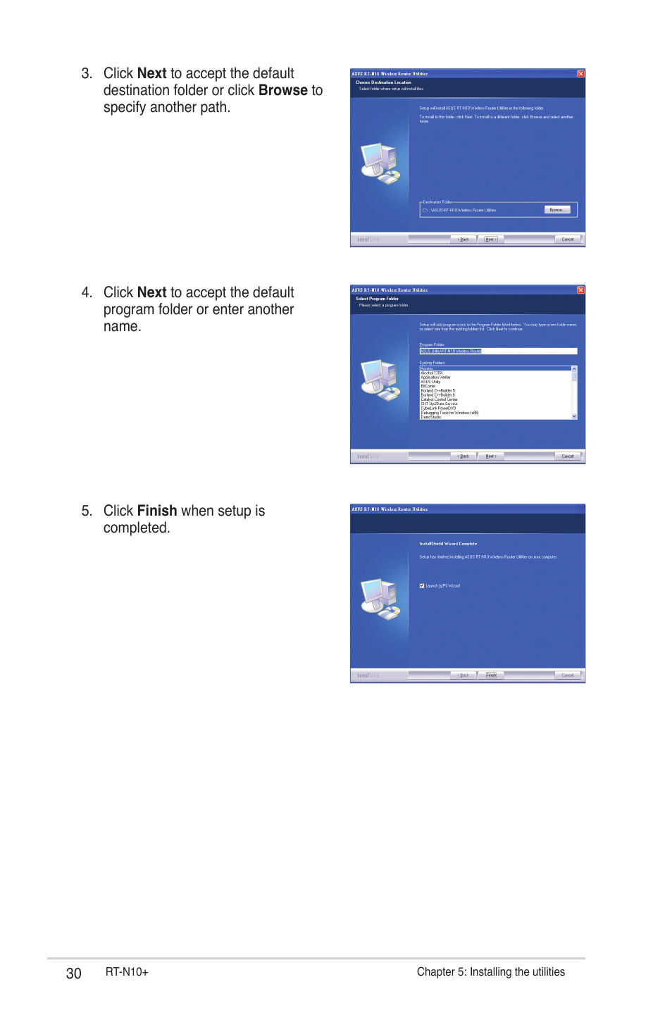 Asus RT-N10 Plus (VER.C1) User Manual | Page 30 / 53