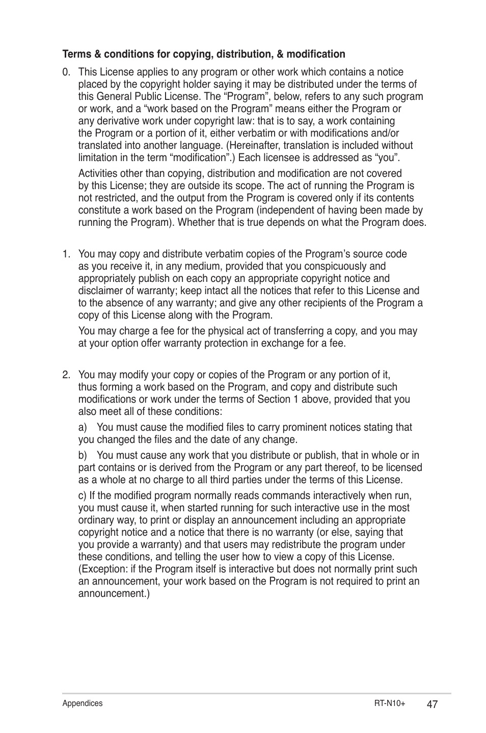 Asus RT-N10 Plus (VER.C1) User Manual | Page 47 / 53