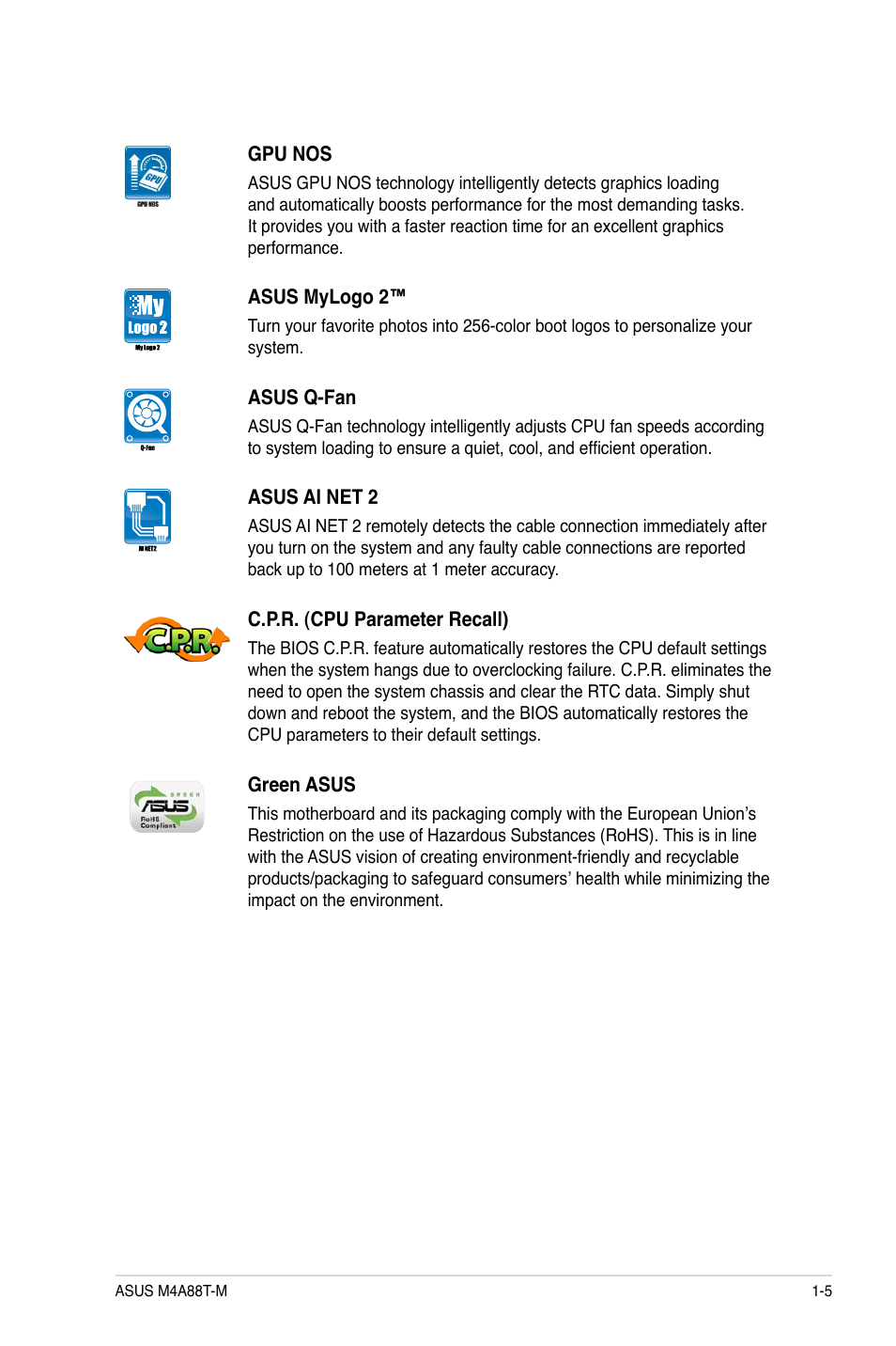 Asus M4A88T-M/USB3 User Manual | Page 17 / 70