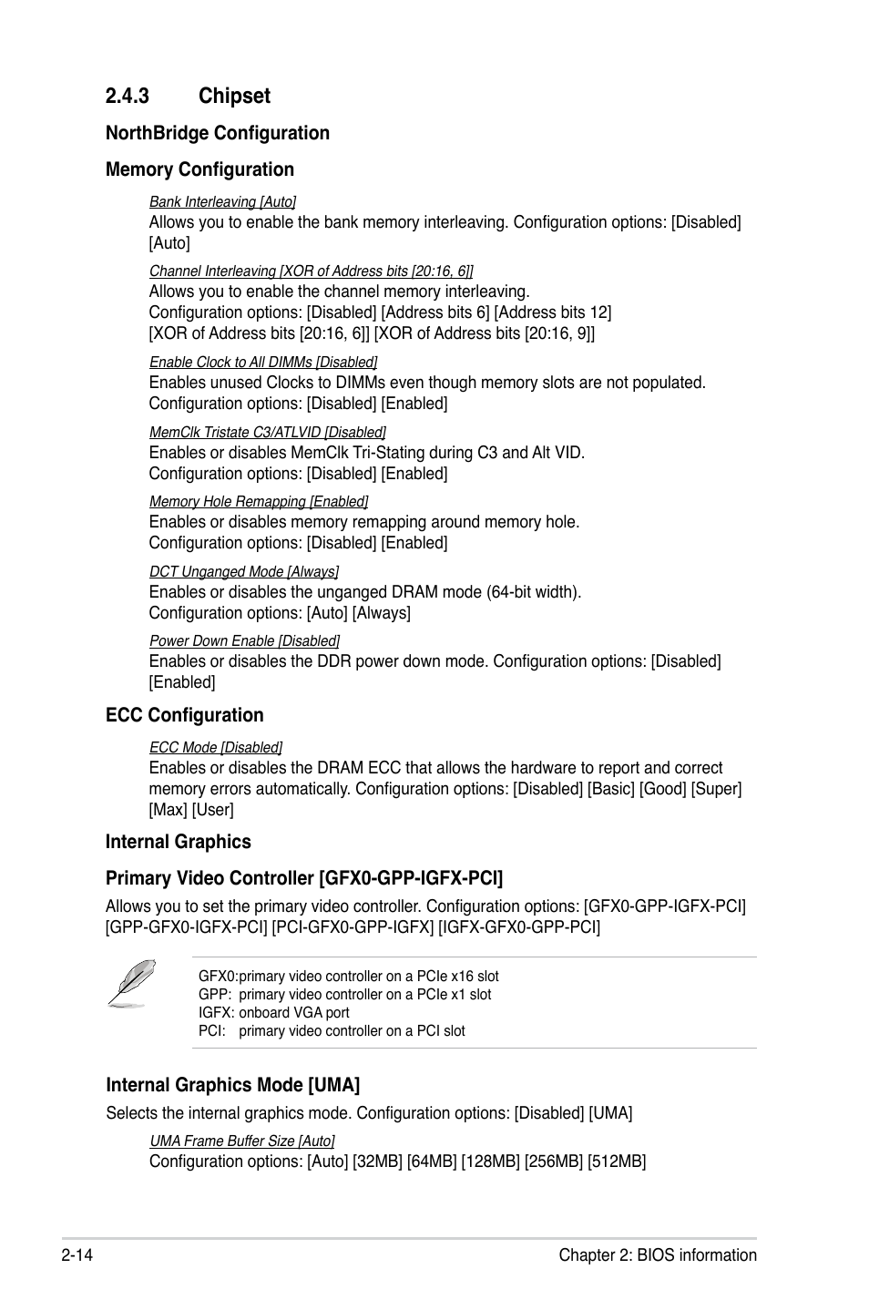 3 chipset, Chipset -14 | Asus M4A88T-M/USB3 User Manual | Page 58 / 70