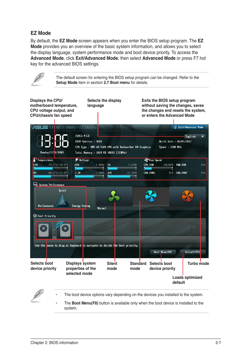 Ez mode | Asus F2A55-M LE User Manual | Page 49 / 78