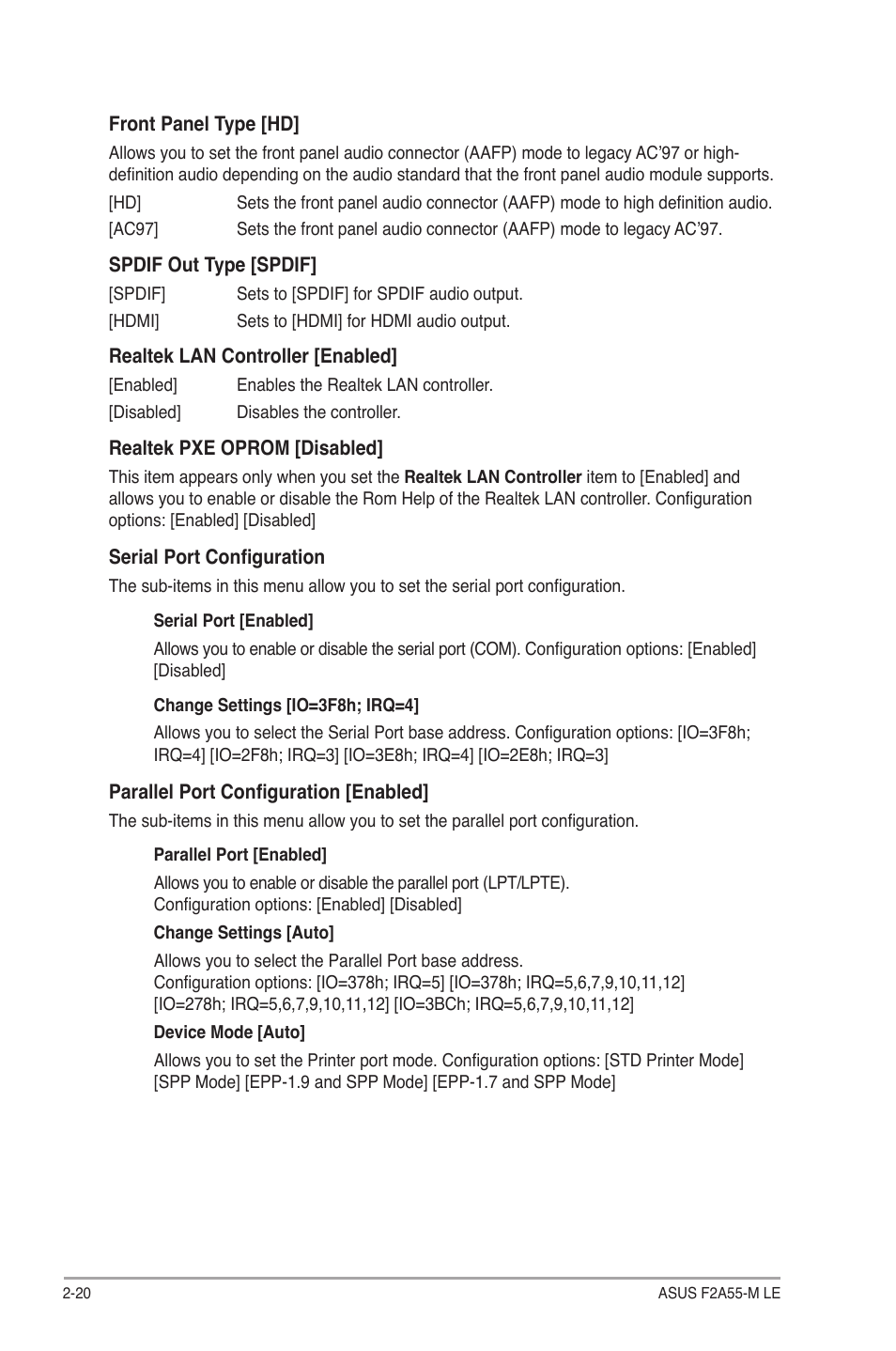 Asus F2A55-M LE User Manual | Page 62 / 78
