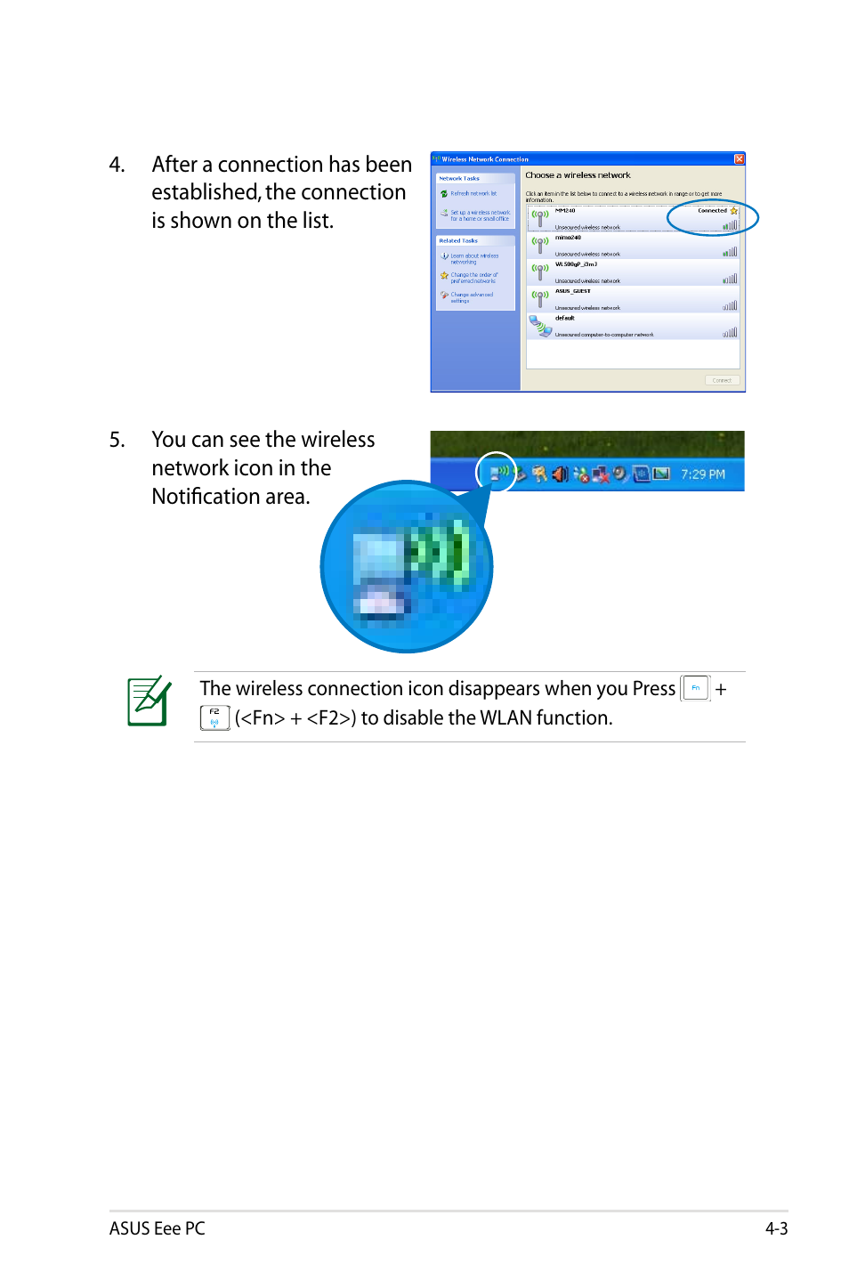 Asus Eee PC 900A/XP User Manual | Page 43 / 76