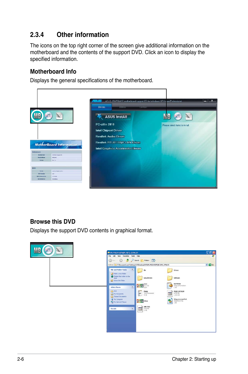 4 other information, Other information -6 | Asus P6-P5G41E User Manual | Page 27 / 67