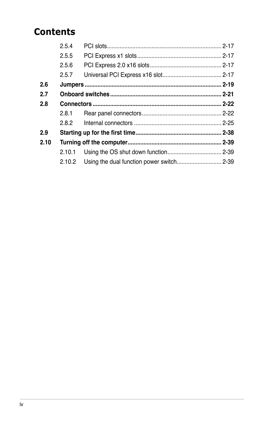 Asus P5Q3 Deluxe/WiFi-AP @n User Manual | Page 4 / 64