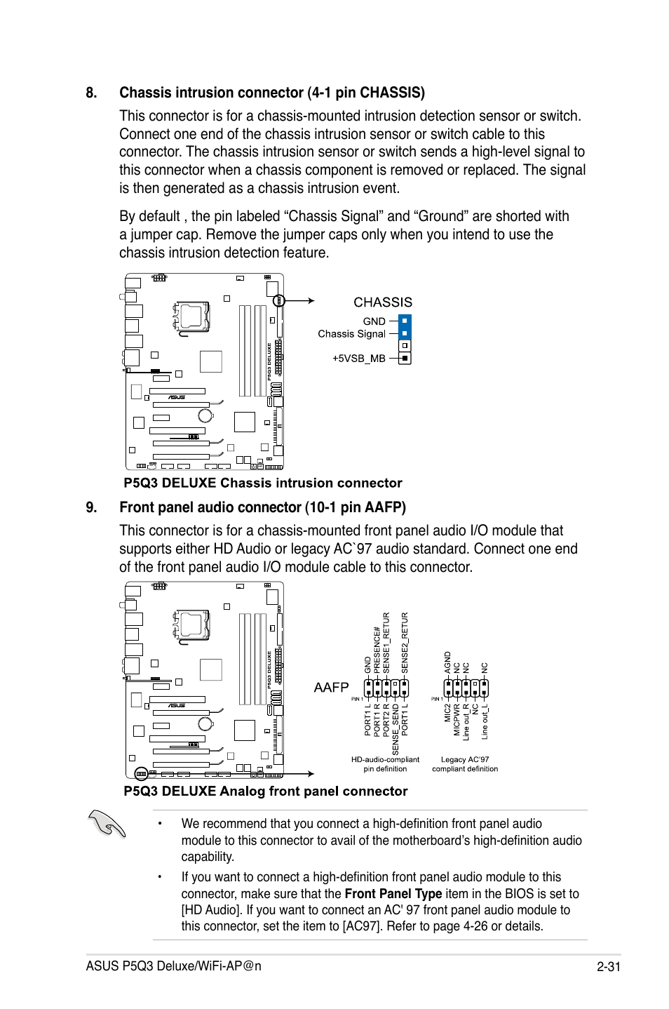 Asus P5Q3 Deluxe/WiFi-AP @n User Manual | Page 55 / 64