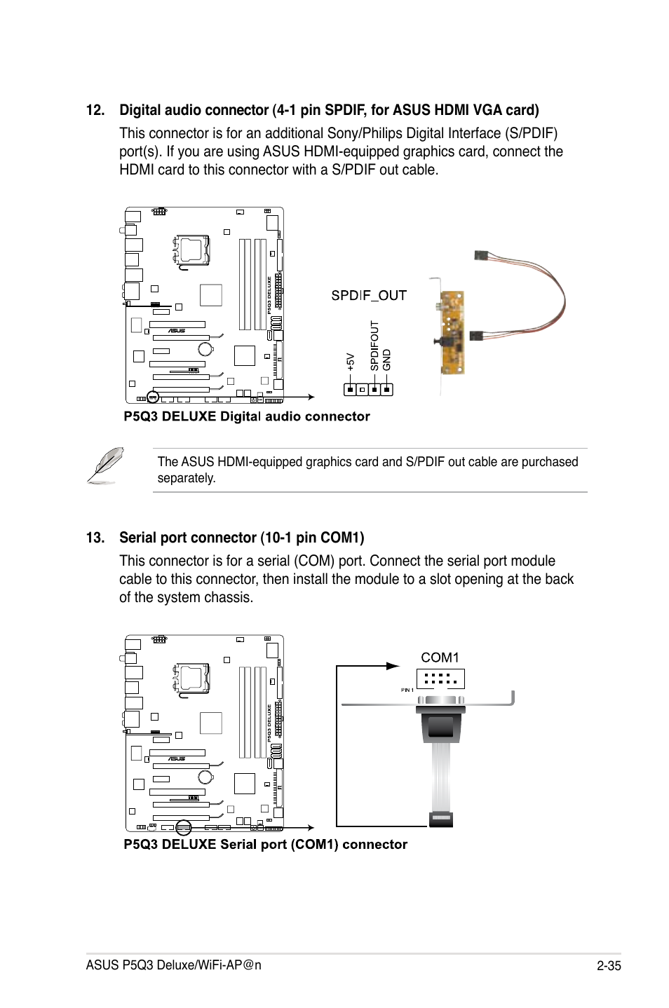 Asus P5Q3 Deluxe/WiFi-AP @n User Manual | Page 59 / 64