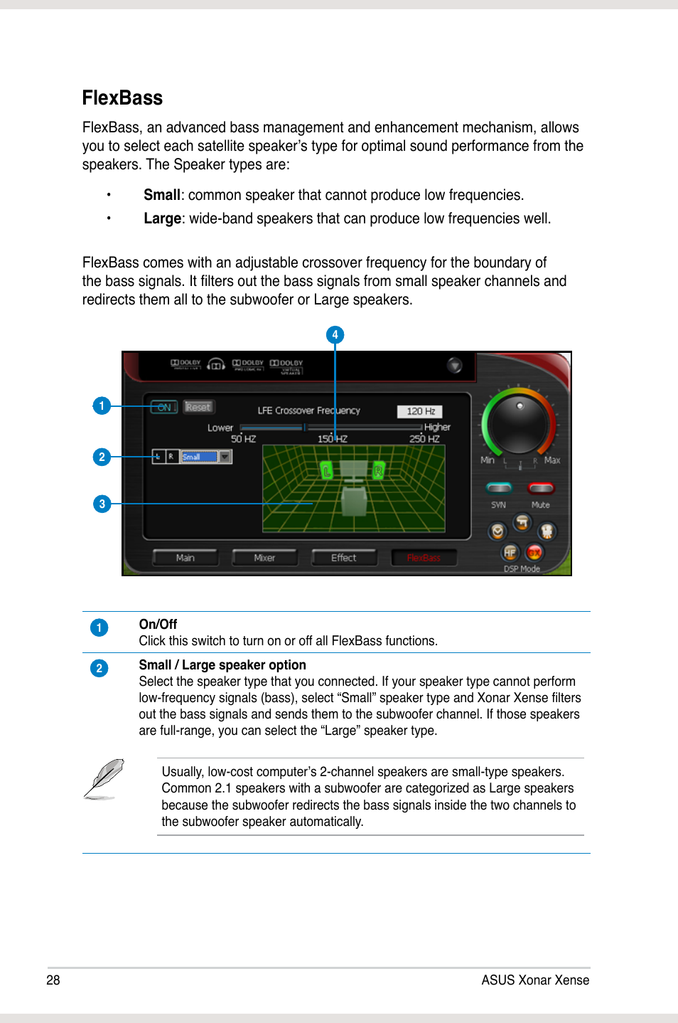 Flexbass | Asus Xonar Xense User Manual | Page 37 / 47