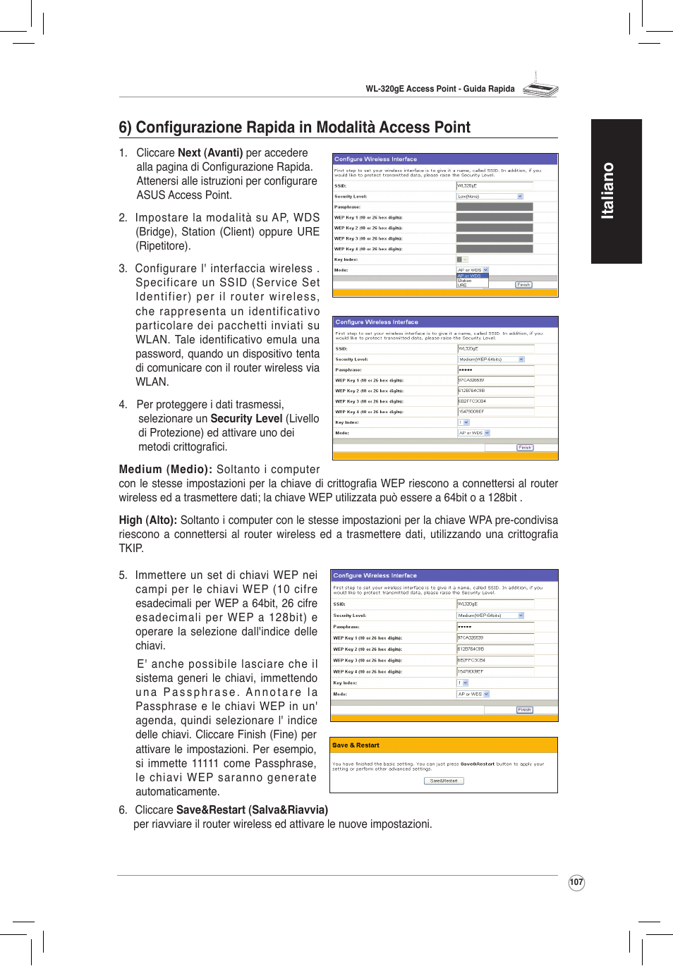 Asus WL-320gE User Manual | Page 108 / 172