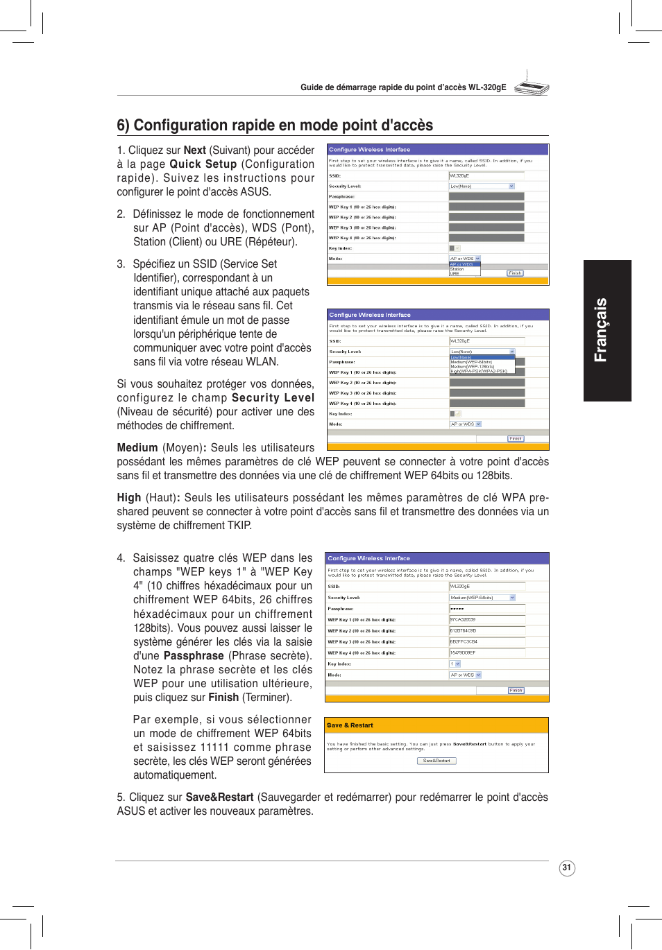 Asus WL-320gE User Manual | Page 32 / 172