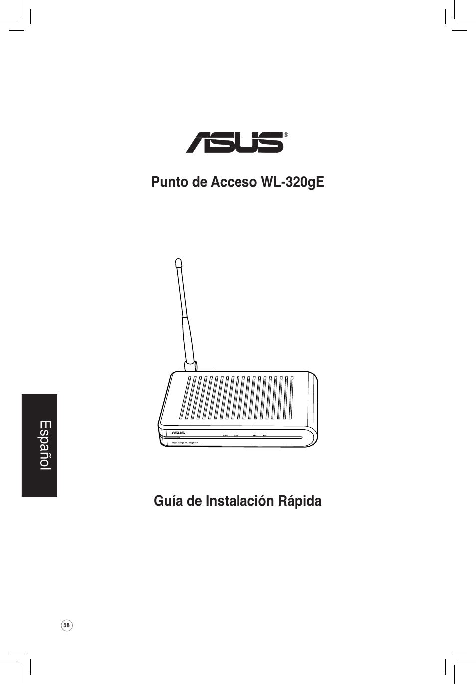 Español | Asus WL-320gE User Manual | Page 59 / 172