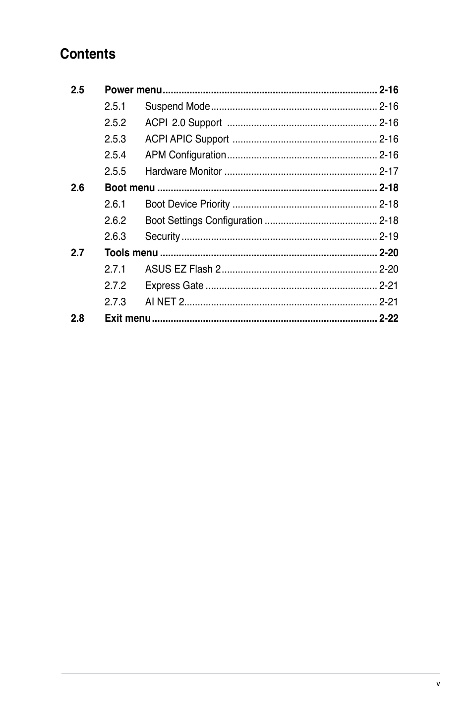 Asus M4N78 User Manual | Page 5 / 60