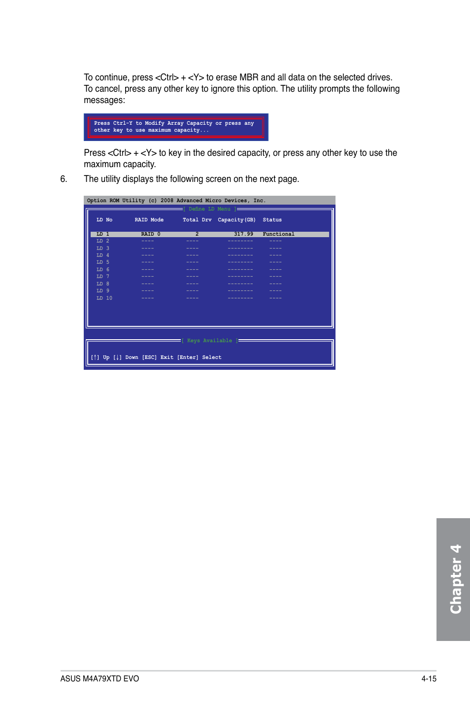 Chapter 4 | Asus M4A79XTD EVO/USB3 User Manual | Page 103 / 112