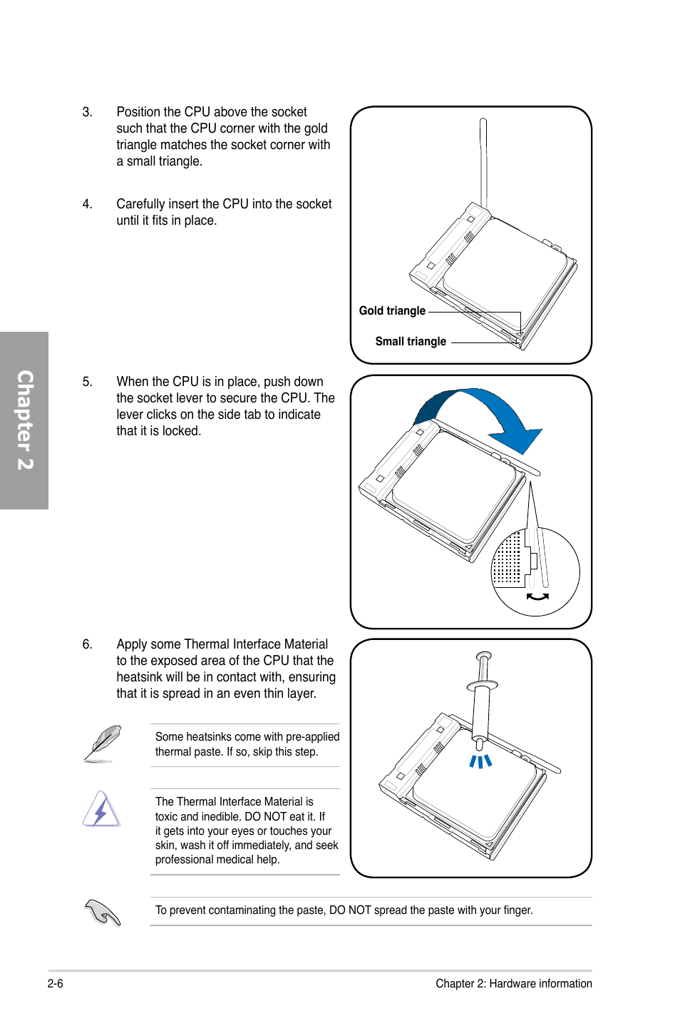 Chapter 2 | Asus M4A79XTD EVO/USB3 User Manual | Page 26 / 112