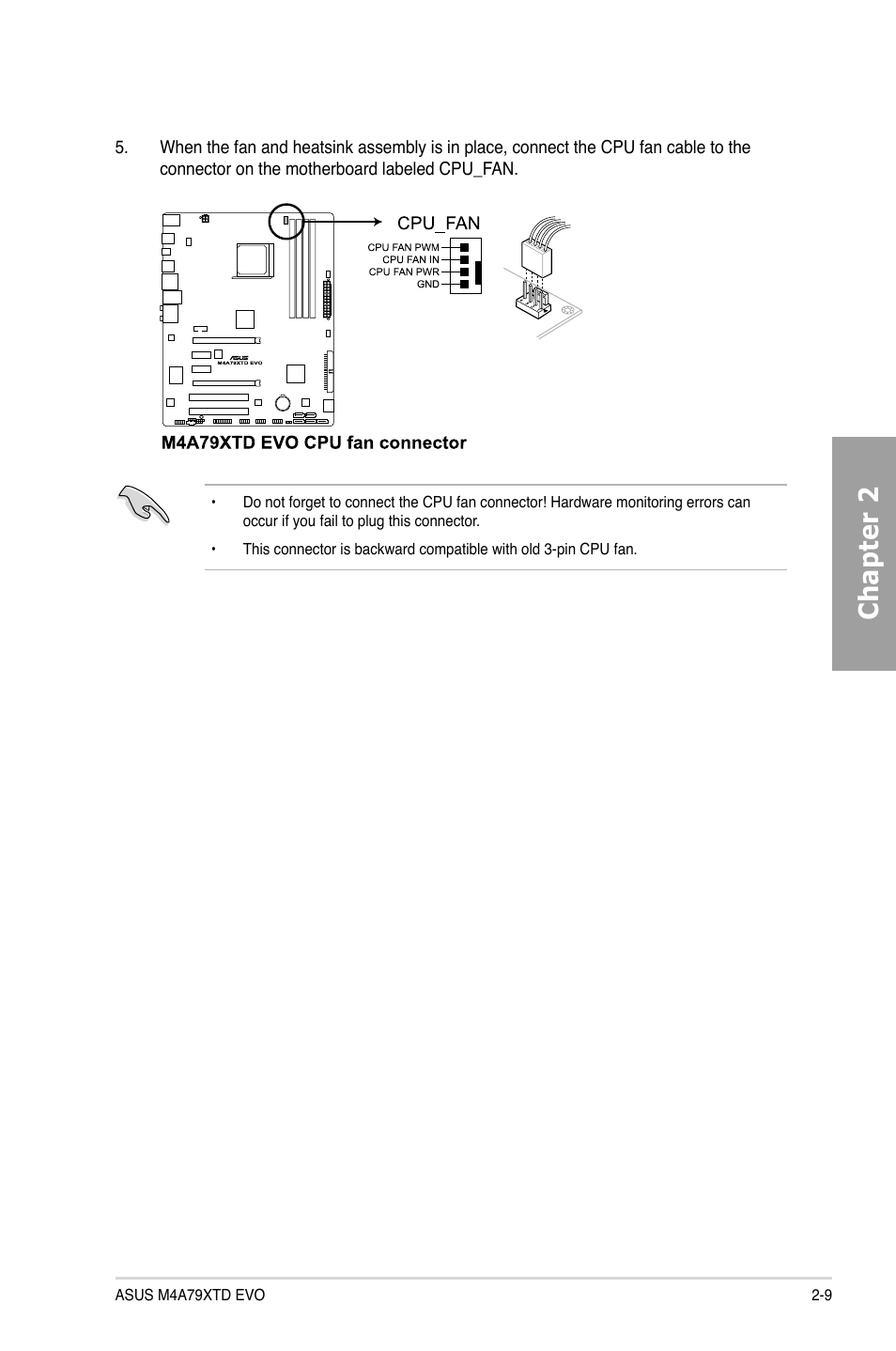 Chapter 2 | Asus M4A79XTD EVO/USB3 User Manual | Page 29 / 112