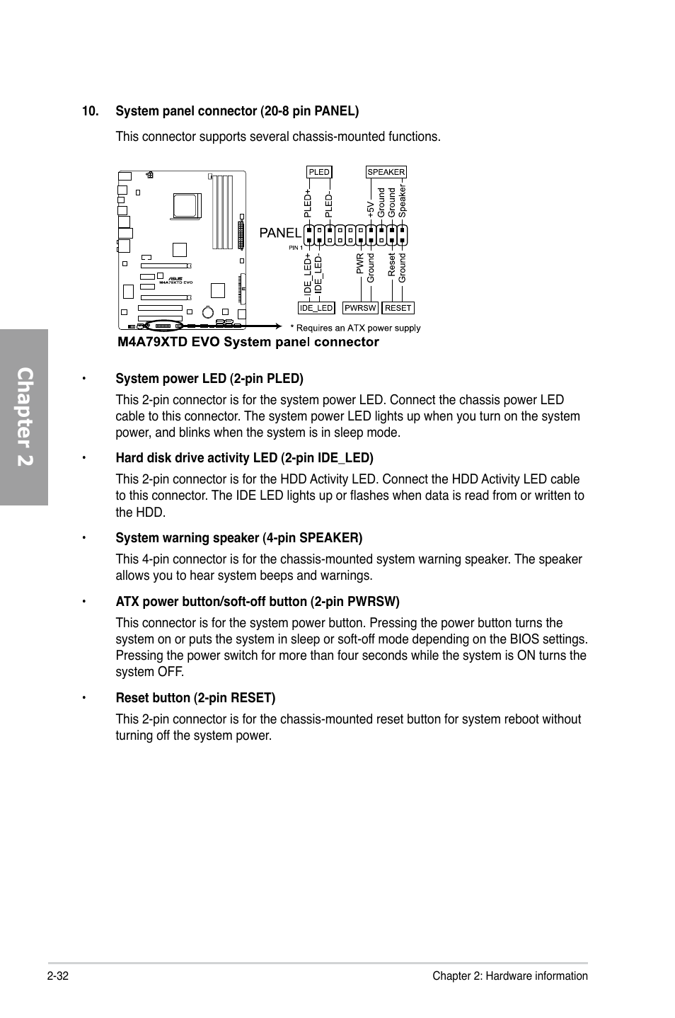 Chapter 2 | Asus M4A79XTD EVO/USB3 User Manual | Page 52 / 112