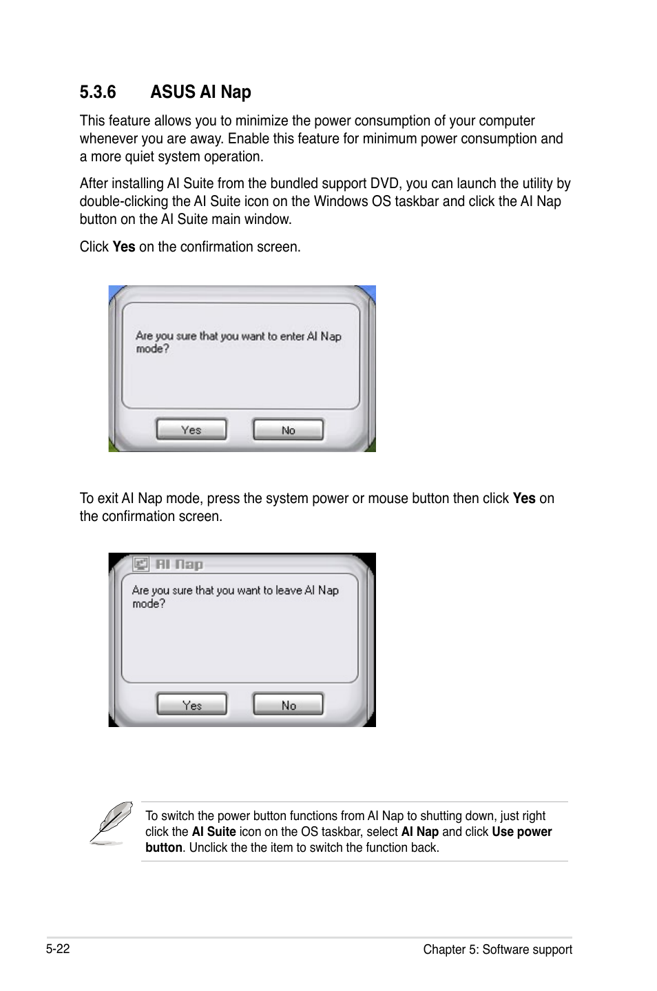 6 asus ai nap | Asus P5E3 DELUXE/WiFi-AP User Manual | Page 136 / 196