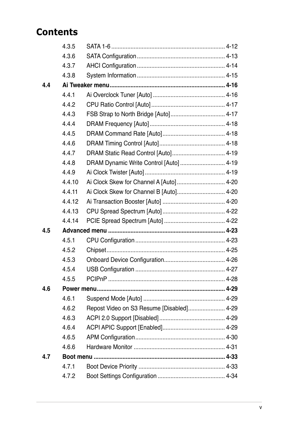 Asus P5E3 DELUXE/WiFi-AP User Manual | Page 5 / 196