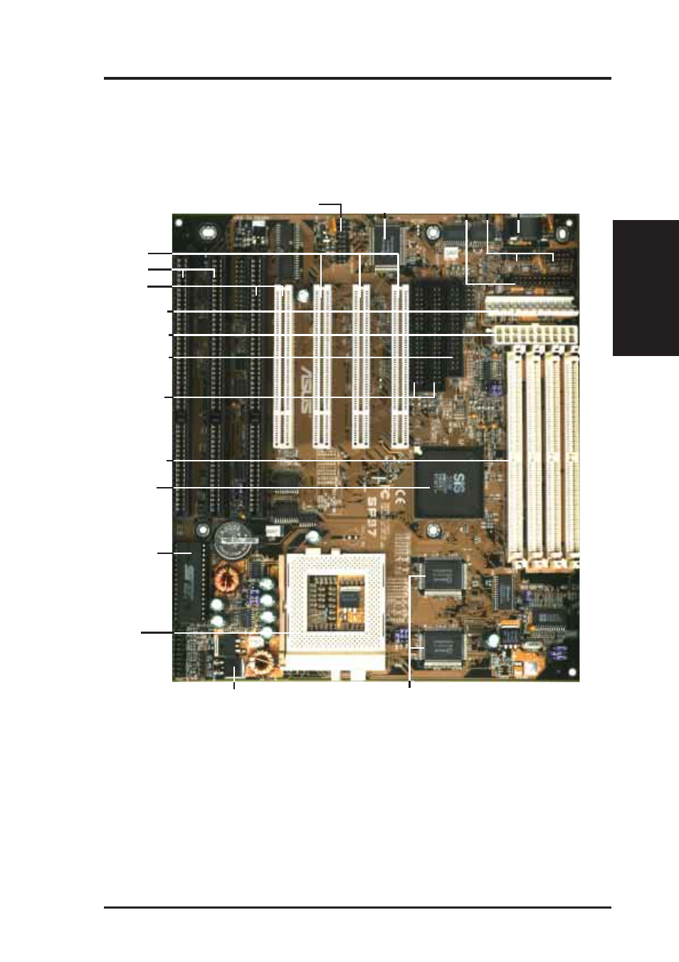 Ii. features, The asus sp97 motherboard, Ii. fea tures (asus sp97) | Asus SP97-V User Manual | Page 11 / 90
