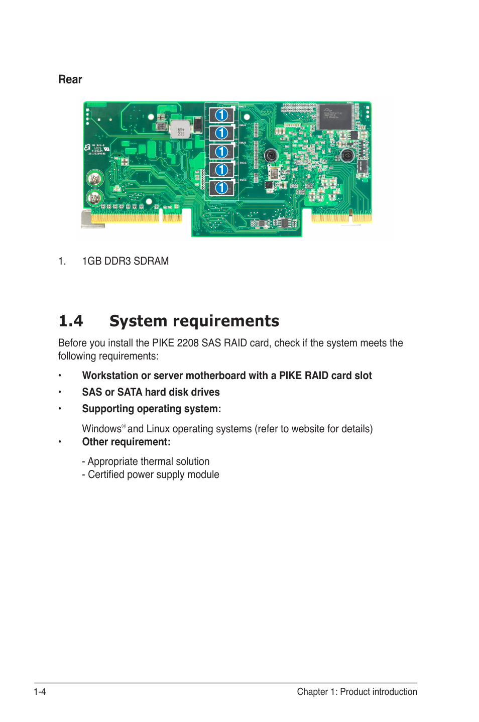 4 system requirements, System requirements -4 | Asus PIKE 2208 User Manual | Page 12 / 86