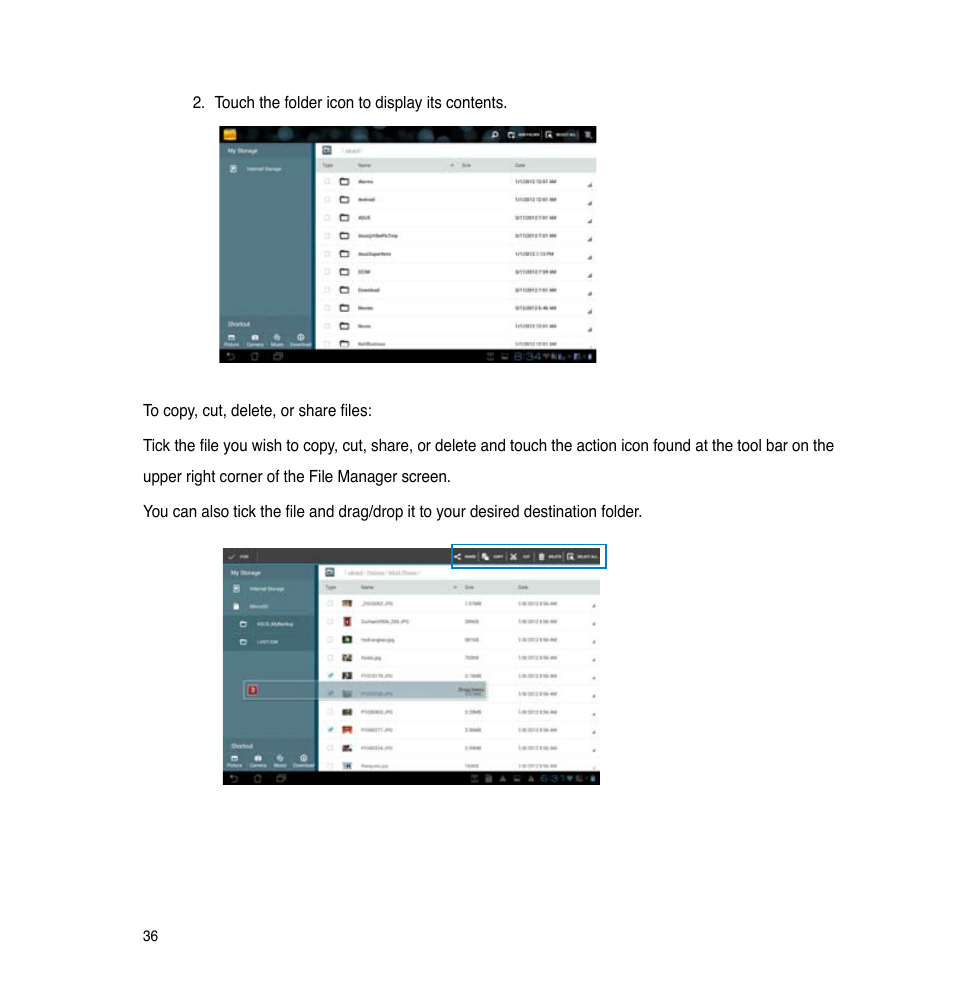 Asus PadFone 2 User Manual | Page 36 / 71